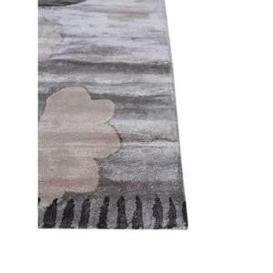 Tapis en laine et viscose tufté à la main, design bohème gris et noir, Confetti Grey & Black Bohemian Design, Tra-14871 - Product Image 4