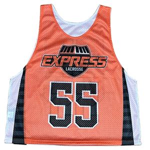 Pinnies de crosse réversibles personnalisés de haute qualité, vêtements de sport de couleur unie - Product Image 1