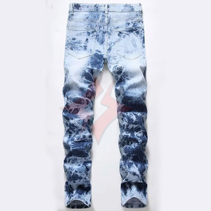 Collection Automne – Jean Skinny Unisexe Respirant, Pantalon Biker Extensible, Denim Déchiré et Vieilli, Style Streetwear Moderne pour Adultes - Product Image 2