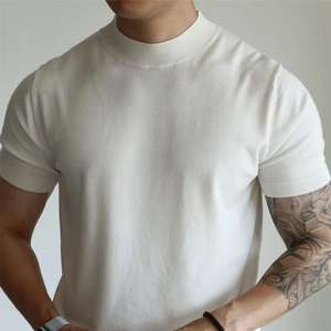 เสื้อยืดผู้ชายทรงปกติ ผ้าแคนวาส ระบายอากาศ แห้งเร็ว คุณภาพสูง ผ้าฝ้าย 100% สำหรับฤดูร้อน ปี 2025 พร้อมขายส่ง มีสินค้าในสต็อก - Product Image 2