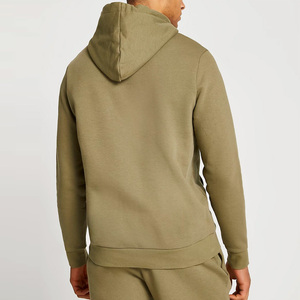 Sweat-shirts à capuche surdimensionnés en molleton de haute qualité, respirants, avec logo personnalisé, sweat-shirts à capuche unis de haute qualité, sweat-shirts à capuche à épaules tombantes, sweat-shirts en molleton pour hommes - Product Image 2