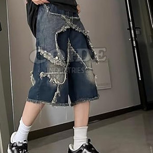 Jorts en jeans OEM pour hommes Vente en gros directe d'usine Shorts en jean Vente en gros Jorts pour hommes personnalisés - Product Image 5