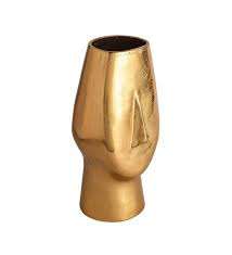 Vase à fleurs doré vintage moderne, fait à la main, décoration de table et de sol pour mariage, Noël, anniversaire, pour la décoration de la maison - Product Image 2