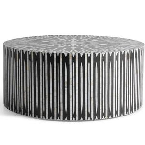 Nuevo estilo, mesa de centro con incrustaciones de hueso de Calidad exclusiva, muebles decorativos interiores únicos móviles, exhibición de súper Mesa - Product Image 4