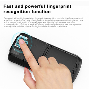 Terminal Portátil Industrial con Android 10, Verificación de Identidad Biométrica, Escáner de Huellas Dactilares Integrado, Escáner de Códigos QR y NFC - Product Image 2
