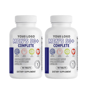 Capsules multivitaminées complètes pour hommes 50+ Zinc <span class=keywords><strong>Vitamine</strong></span> D3 Soutient la santé de la prostate, du cœur et du système immunitaire 180 capsules - Product Image 3