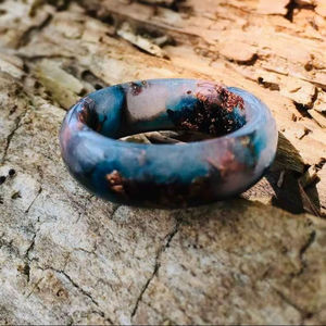Elegant Handmade Resin Fashion Rings for Women – Partywear, Beachwear & Casual Fashion Jewelry Rings - Product Image 1