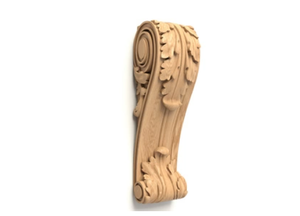 Gabinetes de madera maciza con ménsula, isla de cocina hecha a mano, soporte decorativo para muebles tallados, cesta, cajones y perchas de madera - Product Image 3