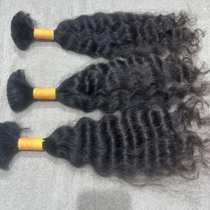 ผมต่อบริสุทธิ์จากธรรมชาติ100% ผมมนุษย์เป็นลอนมีหนังกำพร้าแบบเต็มศีรษะไม่ผ่านกระบวนการผมธรรมชาติไม่ผ่านกรรมวิธี - Product Image 2