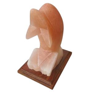 Sian Enterprises Lampe au sel de l'Himalaya sculptée à la main en forme de dauphin - Product Image 5