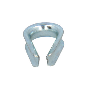 Zinc-plated cable thimble for 10 mm cable. - Product Image 1
