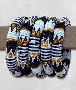 สร้อยข้อมือลูกปัดปักเก๋ไก๋และแฟนซีที่ทำด้วยมือการผสมสีที่สวยงามสำหรับเครื่องแต่งกายในชีวิตประจำวันสไตล์คลาสสิก - Product Image 6