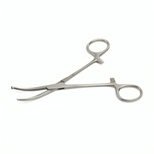 คีมหนีบหลอดเลือดแบบโค้ง 20 ซม. พรีเมียม 1x2 ซี่ฟัน สำหรับผ่าตัดสัตว์ ทำจากสแตนเลสสตีล ยี่ห้อ Ochsner Rochester Class - Product Image 4