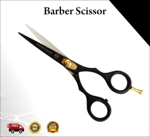 Tijeras de Barbero Profesionales de Cerámica de Alta Calidad, de Acero Inoxidable para Diestros, con Filo Afilado y Punta de Cuchilla Recta - Product Image 4