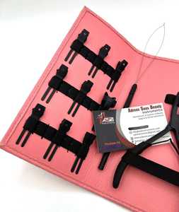 Pince à microbilles noires mates pour extensions de cheveux, outil de beauté avec impression de logo personnalisée, service OEM - Product Image 3