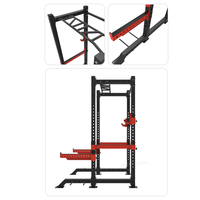 Cage d'alimentation robuste grand support de support à squat Cage d'alimentation à squat stable et durable