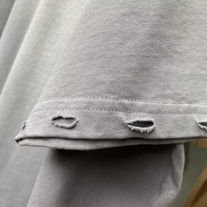 2025 printemps hommes T-Shirt impression Vintage lavé hommes T-Shirt poids lourd couleur unie blanc hommes T-Shirt - Product Image 3