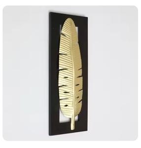 Art mural contemporain en métal durable, décoration de maison élégante pour chambres, bureaux et halls d'entrée Décoration murale Arts suspendus - Product Image 2