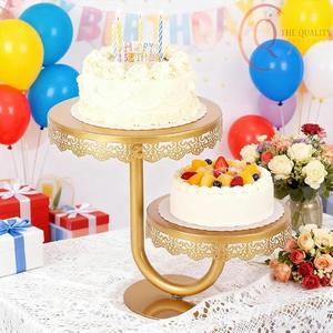 High End Metal Cake <b>Stand</b> with Stable Design, Ideal for Cakes, <b>Cupcakes</b>, and Desserts - Product Image 5