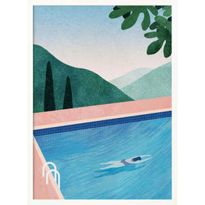 Décorations murales encadrées pour piscine, design artistique pour espaces extérieurs - Product Image 3