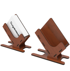 Support de carte de couleur marron/support organisateur de bureau décoration de Table porte-carte Top vente fournitures de bureaux de table - Product Image 1