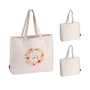 High Quality Premium Customized Logo Canvas Tote <b>Bags</b> Luxury Eco-Friendly Striped Cotton Personalized Brand Eco-Friendly - Product Image 1