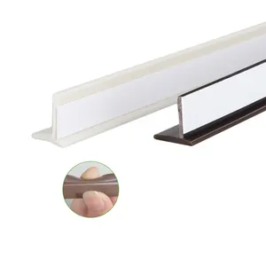 Wardrobe door seal strip door flat kitchen cabinet door gap filling strip dust-proof cabinet anti-collision glue strip