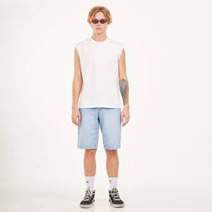 Camiseta sin Mangas de Algodón y Elastano con Cuello Redondo para Hombre, Color Personalizado, Logotipo Personalizado, Letra, Transpirable, Secado Rápido, Deportiva, para Gimnasio - Product Image 5