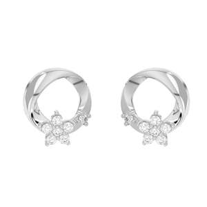 NOVAMART Fine Premium 925 Sterling Silver <b>Crystal</b> <b>Earrings</b> for Women & Girls Buy the Best Accessory Your Loved Ones Wholesale Ex - Product Image 1