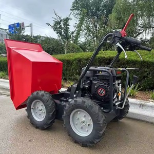 Mini camión 4X4 con motor de gasolina de 6.5Hp, capacidad de carga de 300KG, nueva condición, Mini volquete derecho 6x6/minidumper de carretilla Euro 2 - Product Image 4