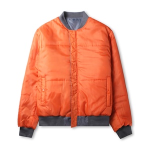 Wholesale <b>Mens</b> Casual <b>Jackets</b> High Street Fashion Outerwear Custom Branding Windbreaker Plus Size Zipper Varsity Bomber <b>Jacket</b> - Product Image 3