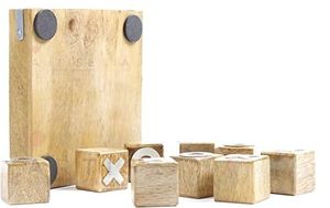 Jeu de Tic Tac Toe en bois fait à la main | Jeu de société de voyage Grands cadeaux pour toutes les occasions - Product Image 2