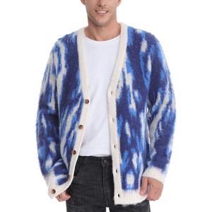 Mens <b>Cardigan</b> Custom Made Logo Private Label Premium Quality New Design Affordable Wholesale Supply - Product Image 1