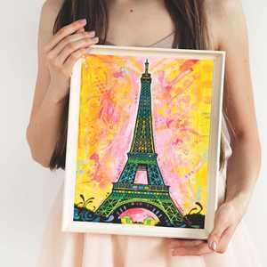 Affiche Pop Art Moderne Dean Russo Style Design Parisien - Product Image 5