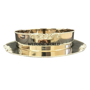 Cuenco de chocolate martillado con plato, cuenco dulce decorativo niquelado, superventas, nuevo cuenco de chocolate, tendencia en Oriente Medio - Product Image 4