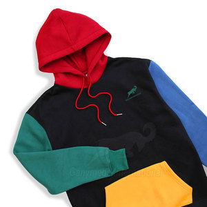 Sudaderas Gruesas con Bloques de Color, Sudadera Cálida de Forro Polar, Atuendo de Invierno, Sudaderas con Bloques de Color, Fabricación en Pakistán - Product Image 3