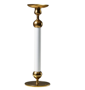 Bougeoir en métal à finition antique Décor de table Centre de table Bougeoir Design élégant Bougeoir Stand - Product Image 1