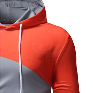 Nouveauté en promotion : Sweat à capuche décontracté pour homme, hiver, couleur unie, respirant, en tissu polyester/coton écologique - Product Image 3