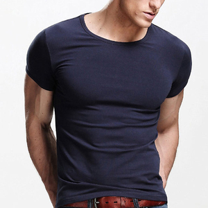 Camisetas personalizadas para hombre 100% algodón Slim FIT estilo moderno patrón de letras únicas Serigrafía - Product Image 4