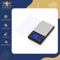 Balance de poche numérique portable de qualité supérieure, durable, avec écran LCD rétroéclairé, capacité de 500 g, modèle PL-500, pour peser l'or et l'argent