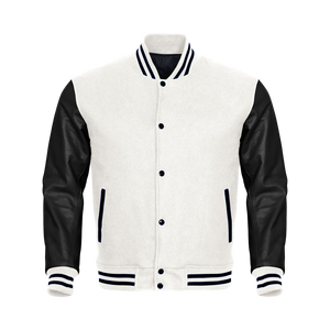 Chaqueta Letterman Personalizada de Invierno con Cuello Alto y Parte Delantera Transpirable para Uniformes Escolares, Chaqueta OEM - Product Image 6