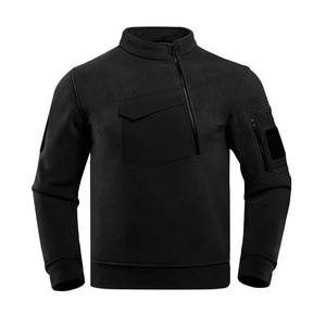 Jersey de alta calidad, Sudadera con capucha de gran tamaño para adultos, chaqueta de lana con diseño a cuadros para hombre con bordado de logotipo personalizado con cuello con capucha - Product Image 1