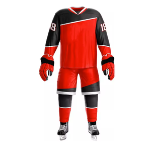 Ropa de hockey personalizada para hombre, camiseta de hockey sobre hielo con logotipo de equipo bordado transpirable, hecha con la mejor calidad - Product Image 1