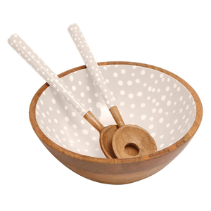 Cuenco de frutas de madera impreso, cuenco para mezclar con cuchara de impresión, cuencos de madera ecológicos, gran oferta usada festiva - Product Image 1