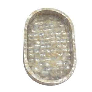 ชุดถาดเสิร์ฟไม้ฝังมุกสำหรับตกแต่งบ้านและชุดเตา - Product Image 1