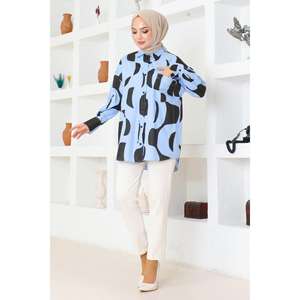 Túnica Informal para Mujer, Diseño con Detalles del Reino Unido, 100% Algodón Tejido - Product Image 3