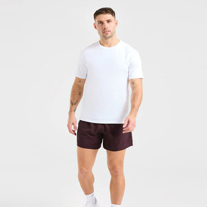 Shorts athlétiques à taille élastique à séchage rapide pour hommes de 3 pouces avec poche zippée Fitness Running Streetwear Shorts de sport pour hommes - Product Image 3