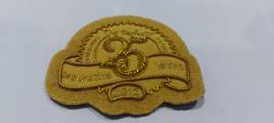 Badges Wok brodés à la main Emblèmes en polyester patchs avec fil d'aluminium pour étiquettes de vêtements techniques tissées - Product Image 3