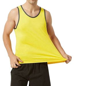 Latest Unique Style Fashionable Men's Gym Tank Top Breathable Eco-Friendly Cotton/Bamboo Fabric Customized <b>Logo</b> Direct Factory - Product Image 2