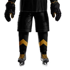 ชุดยูนิฟอร์มฮอกกี้น้ำแข็งคุณภาพพรีเมียมสำหรับผู้ชาย ผู้ใหญ่ ผลิตจากโพลีเอสเตอร์ 100% ระบายอากาศได้ดี แห้งเร็ว พร้อมบริการสกรีนชื่อทีมและแบรนด์ตามสั่ง - Product Image 4